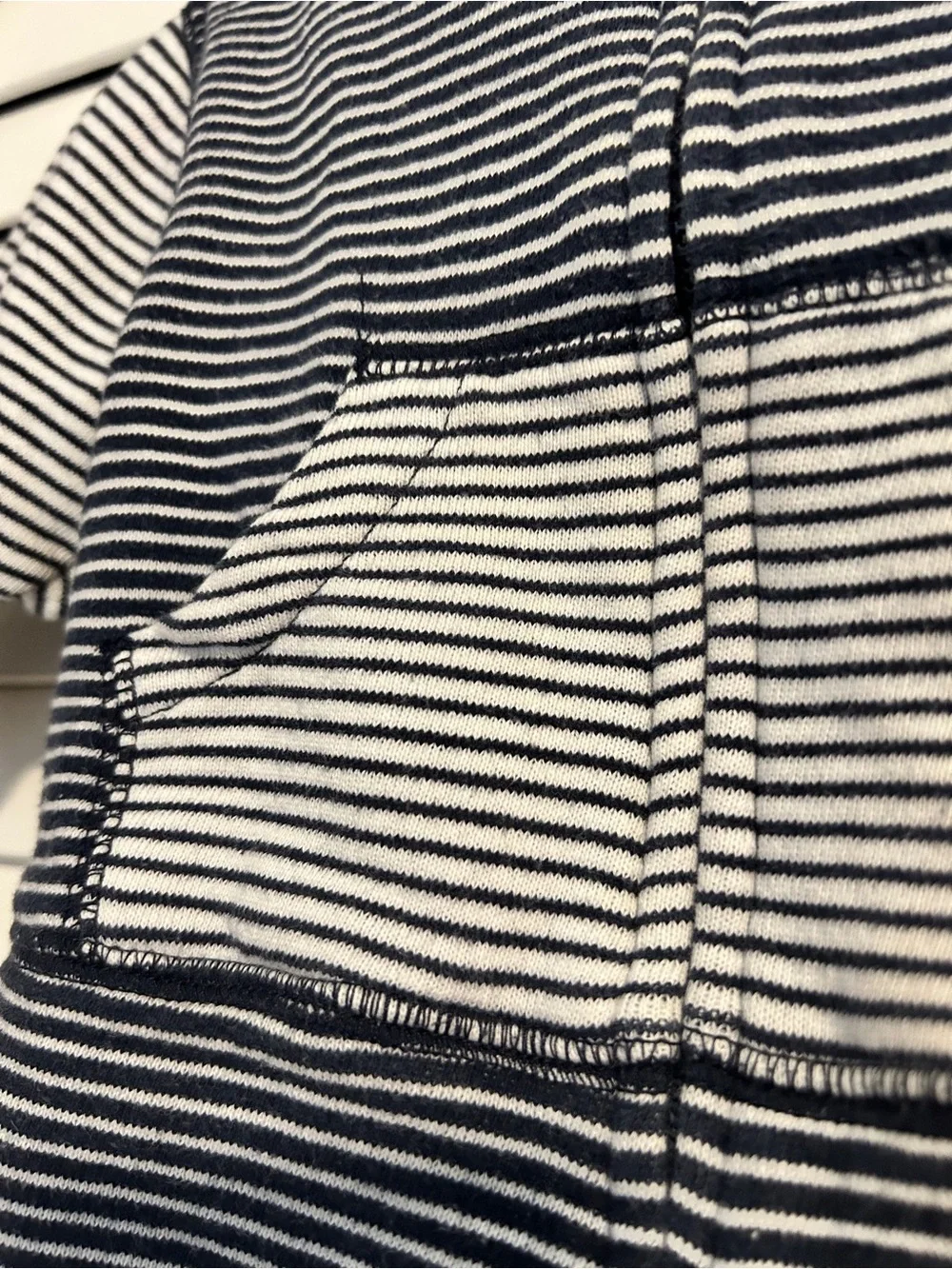Baby Gap Striped Baby Hoodie Jacket - Navy & White